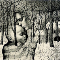 Mother and Child, print