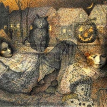 October Dreams, multi-media, digitally enhanced