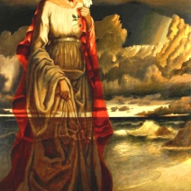 She walks in beauty, oil on canvas
