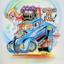 Monster airbrush artwork