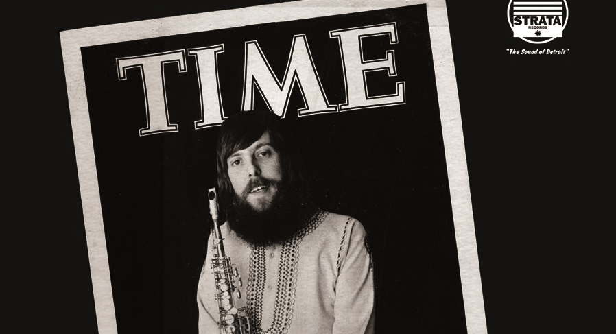 Larry Nozero on the cover of Time, Strata Records, 