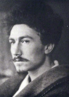 Ezra Pound photographed as a young man in 1913 by Alvin Langdon Coburn