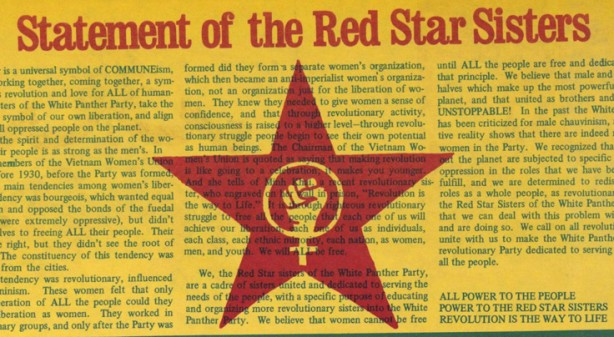 red star sisters white panther party